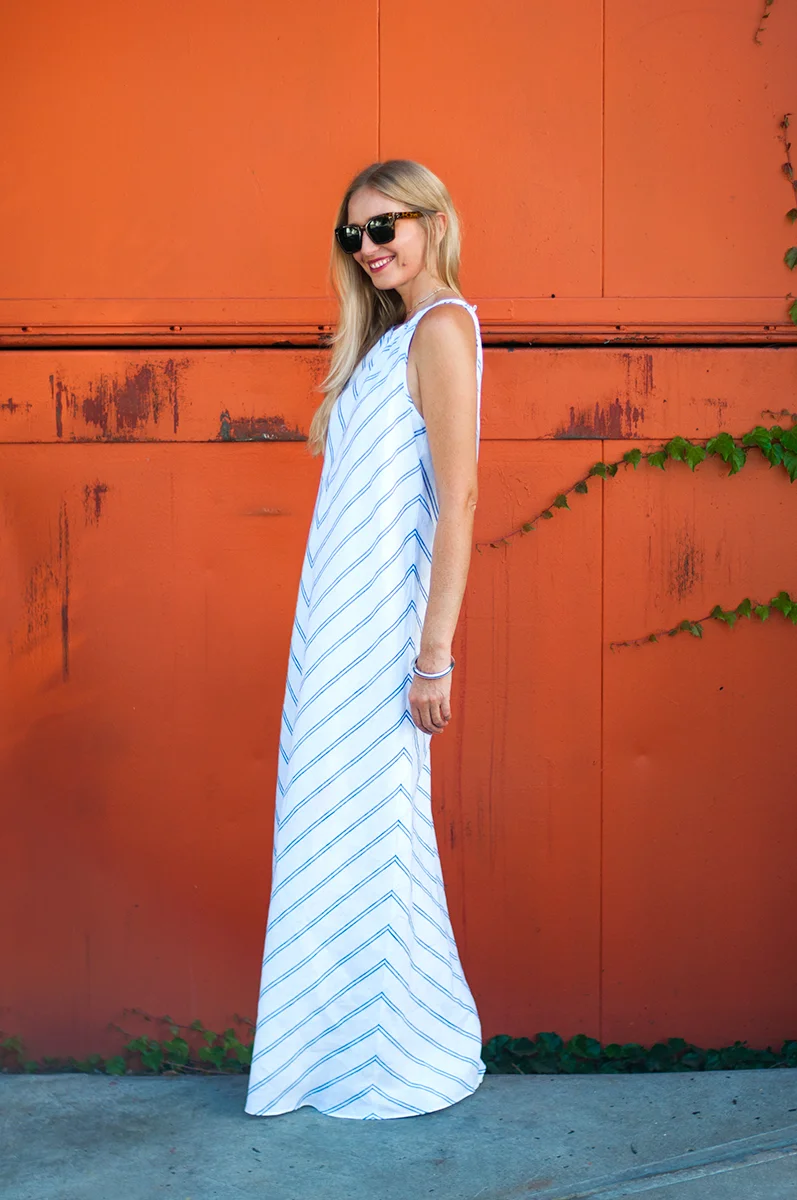 J crew linen maxi dresses online